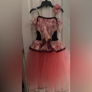Pink and Burgundy Kids Costume
